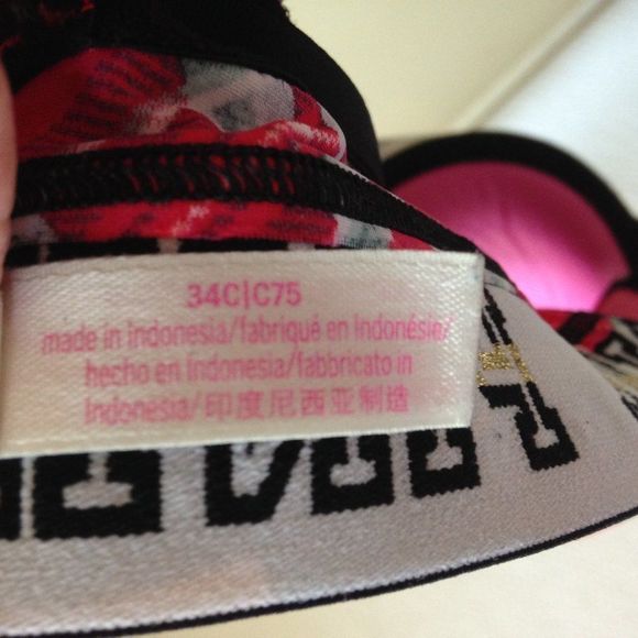Pink VS Wear Everywhere Push-Up Bra Size 34C - Picture 5 of 5